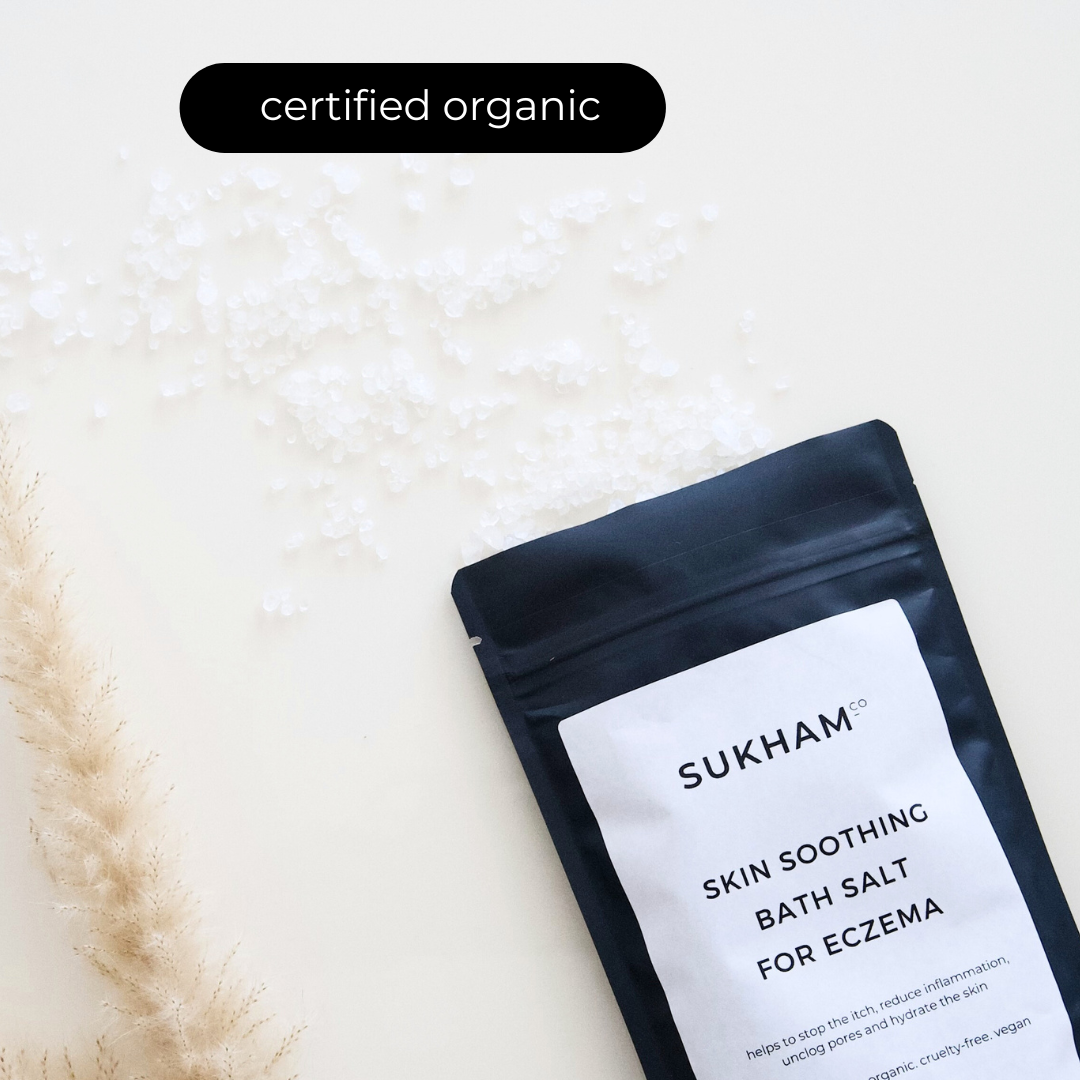 certified organic skin soothing bath salt for eczema
