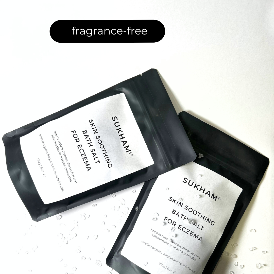 fragrance-free skin soothing bath salt for eczema